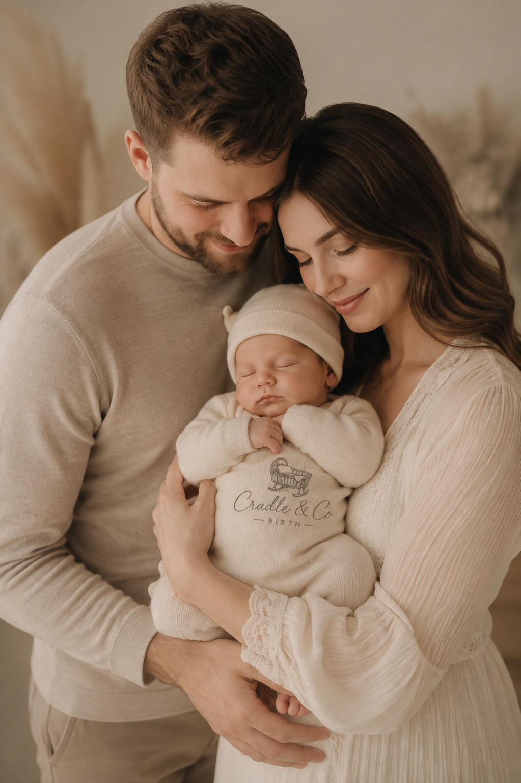 Partner and family receiving birth and postpartum support
