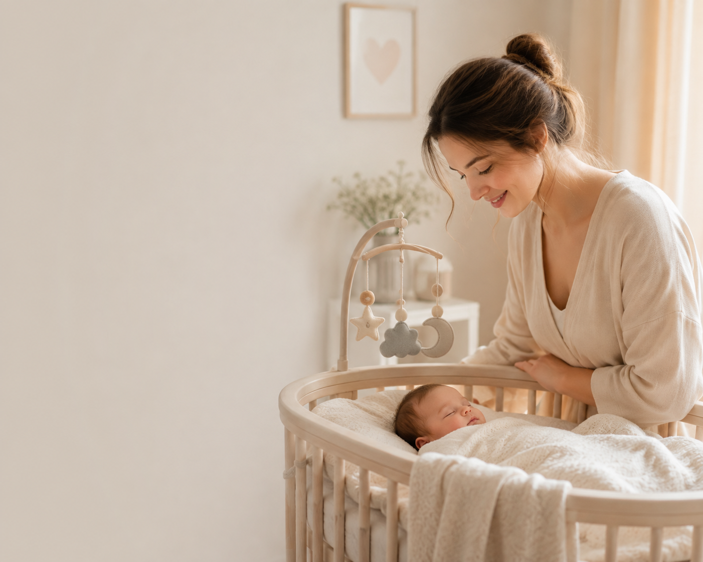 Postpartum doula supporting a new parent and baby after birth